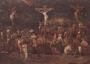 unknow artist The crucifixion Spain oil painting reproduction